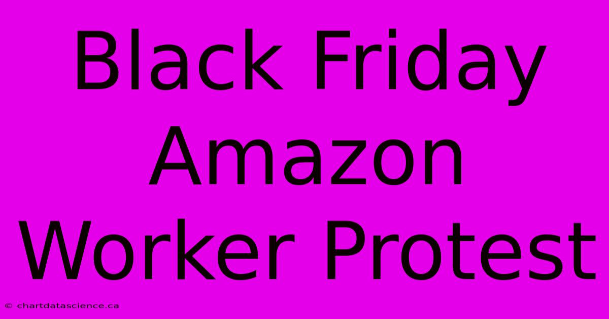 Black Friday Amazon Worker Protest