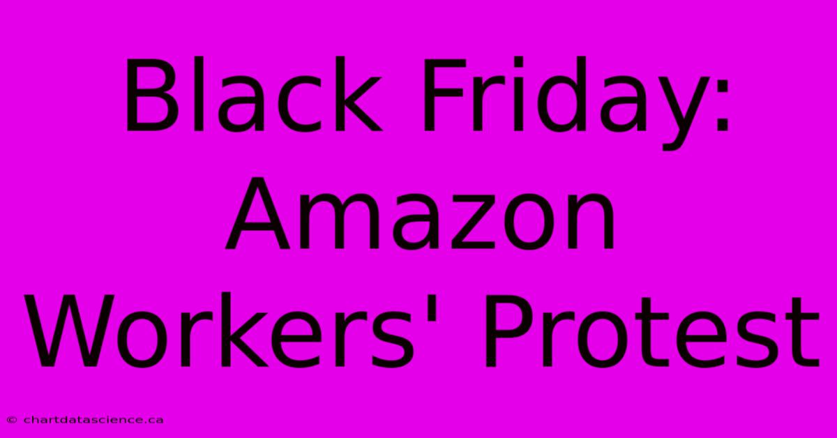 Black Friday: Amazon Workers' Protest