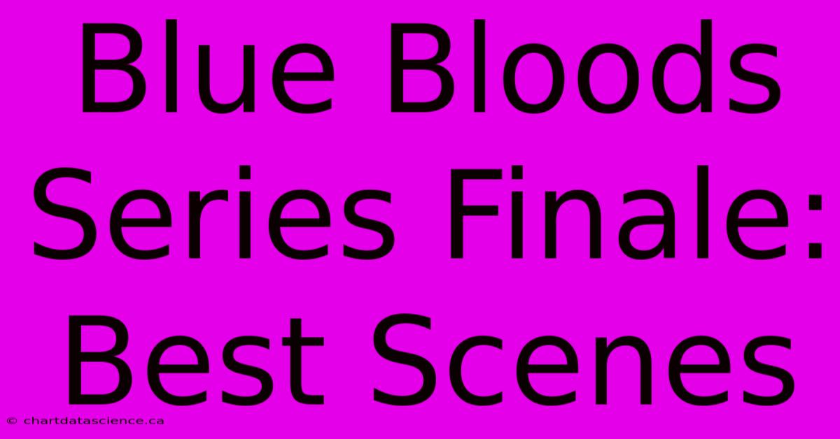 Blue Bloods Series Finale: Best Scenes