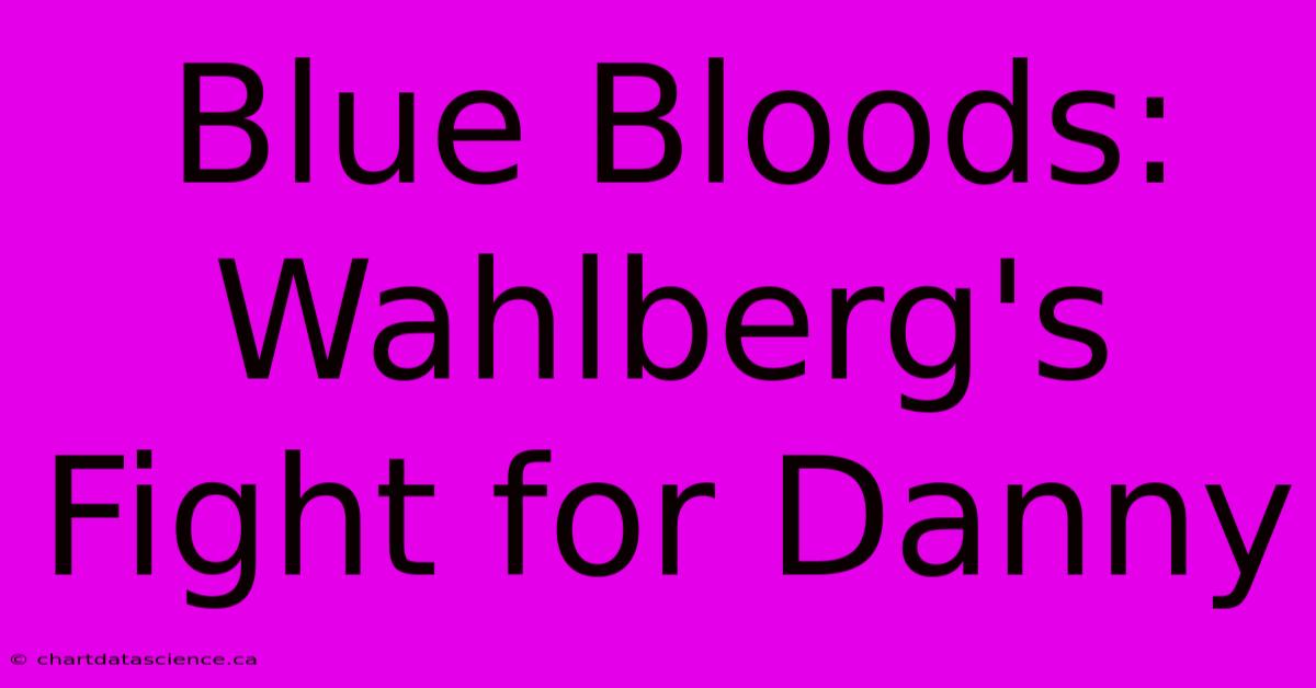 Blue Bloods: Wahlberg's Fight For Danny