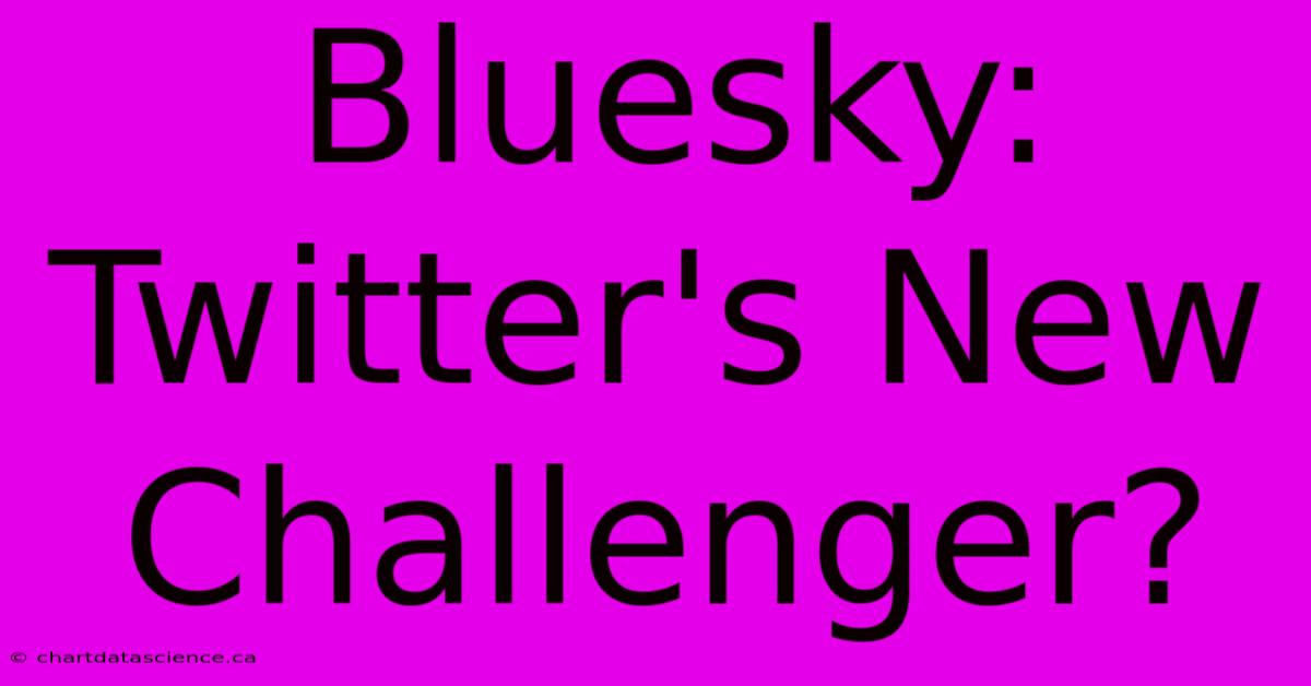 Bluesky: Twitter's New Challenger?