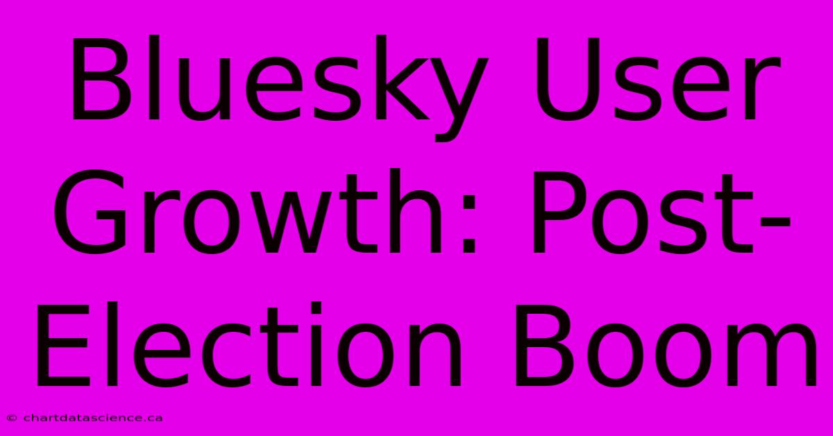 Bluesky User Growth: Post-Election Boom 