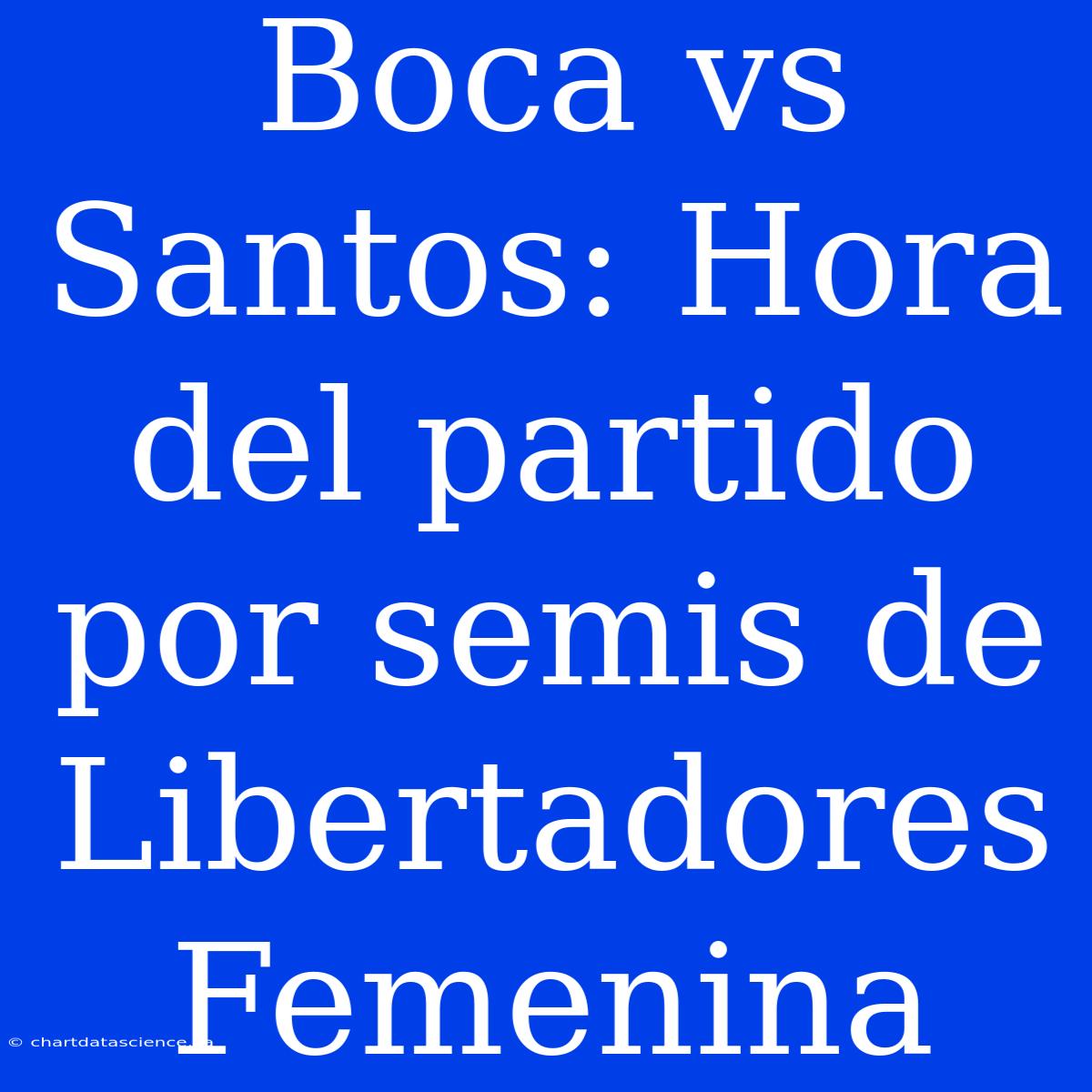 Boca Vs Santos: Hora Del Partido Por Semis De Libertadores Femenina