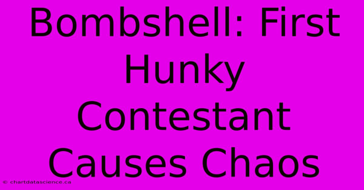 Bombshell: First Hunky Contestant Causes Chaos