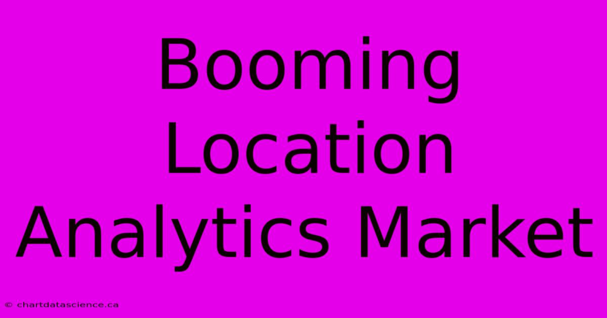 Booming Location Analytics Market