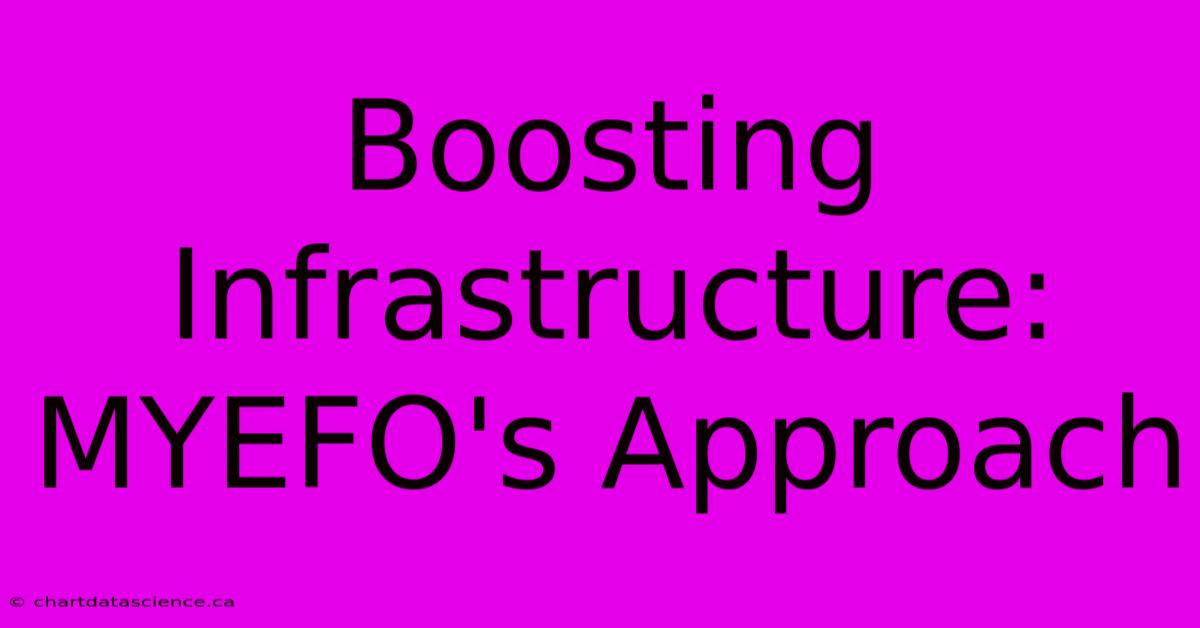 Boosting Infrastructure: MYEFO's Approach