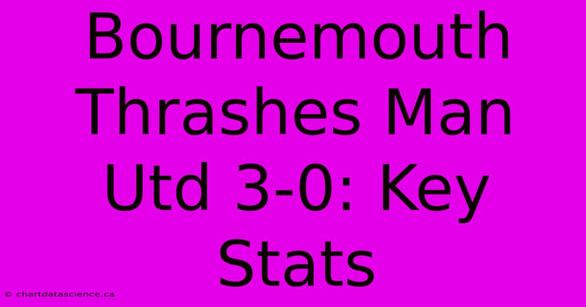 Bournemouth Thrashes Man Utd 3-0: Key Stats