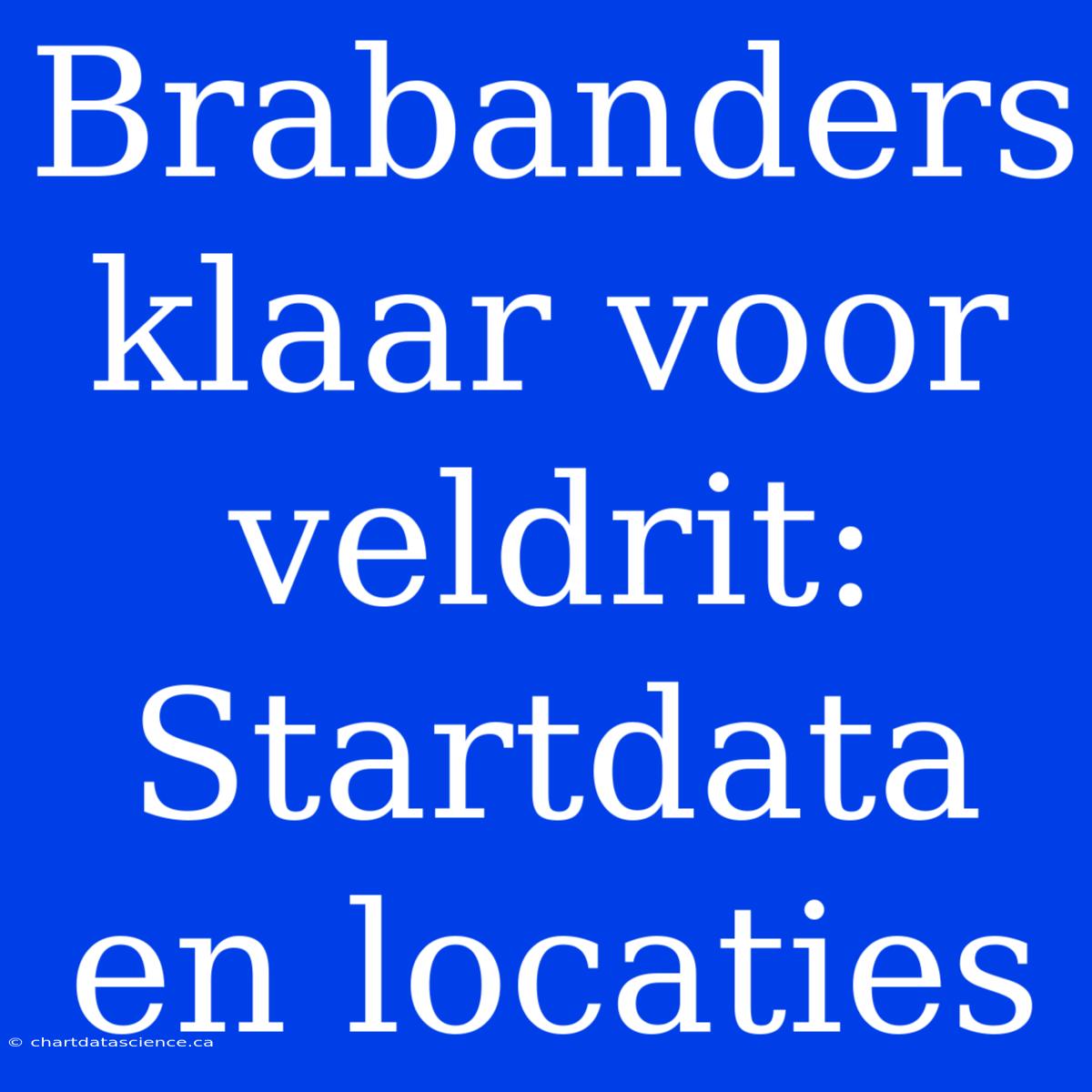 Brabanders Klaar Voor Veldrit: Startdata En Locaties