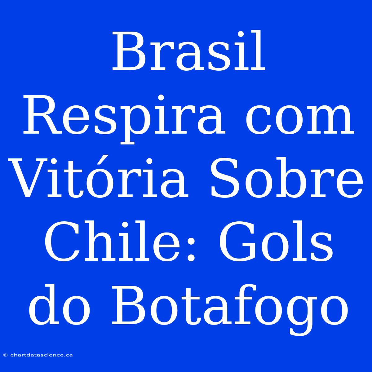 Brasil Respira Com Vitória Sobre Chile: Gols Do Botafogo