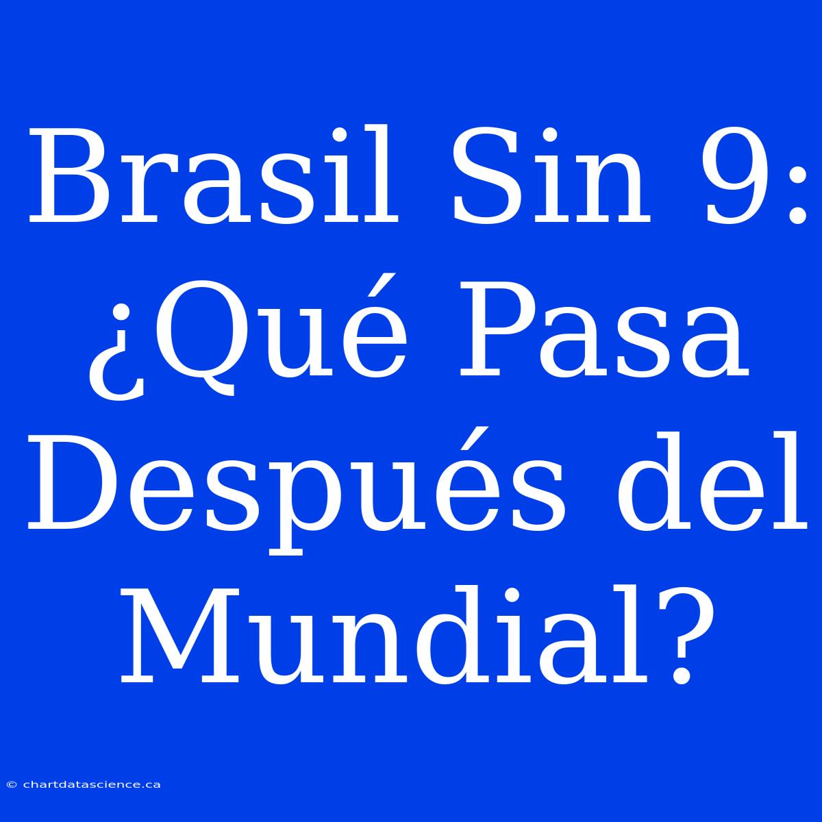 Brasil Sin 9: ¿Qué Pasa Después Del Mundial?