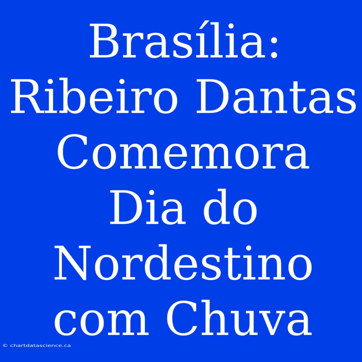 Brasília: Ribeiro Dantas Comemora Dia Do Nordestino Com Chuva