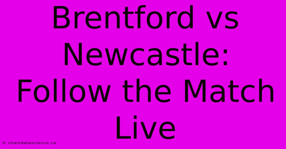 Brentford Vs Newcastle: Follow The Match Live