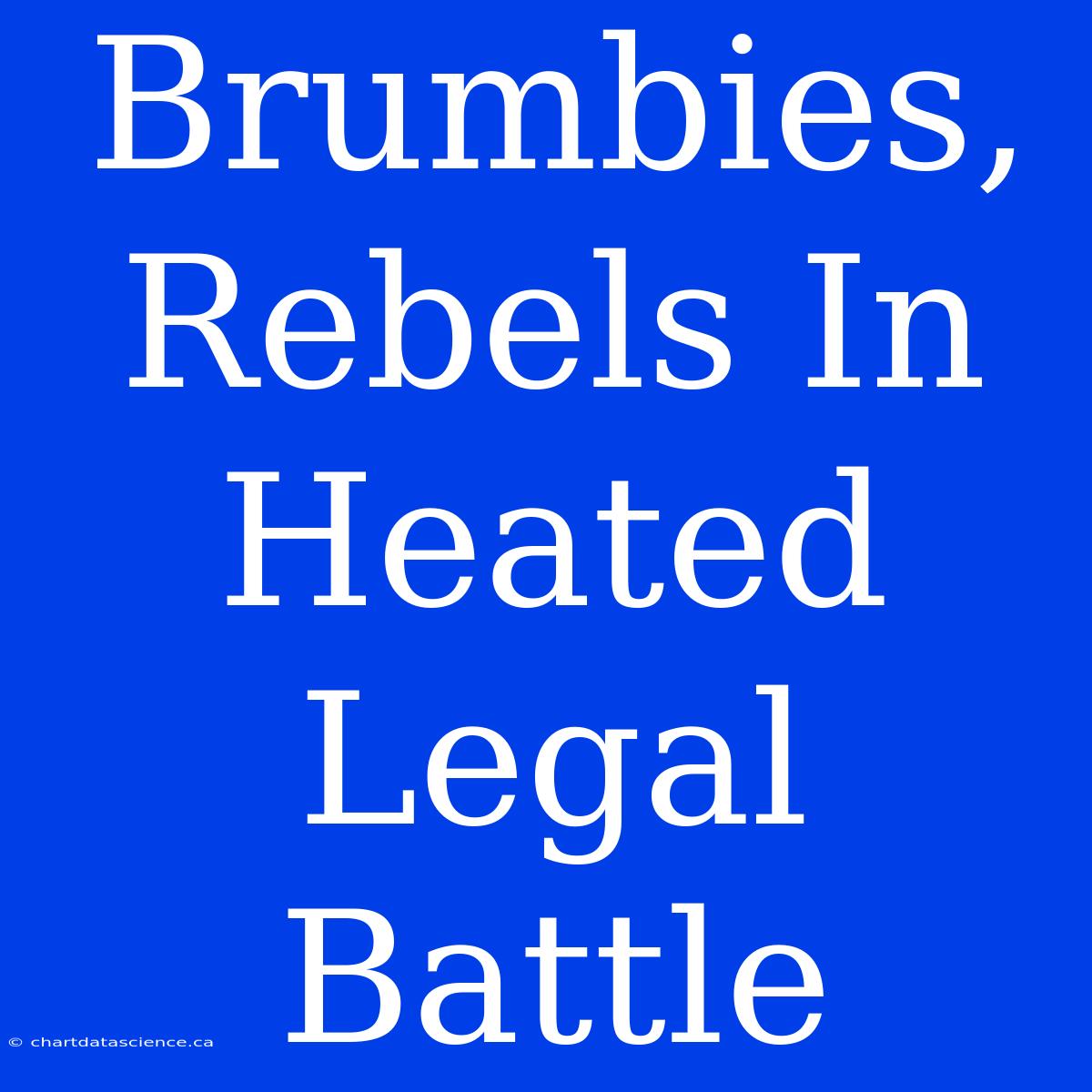 Brumbies, Rebels In Heated Legal Battle