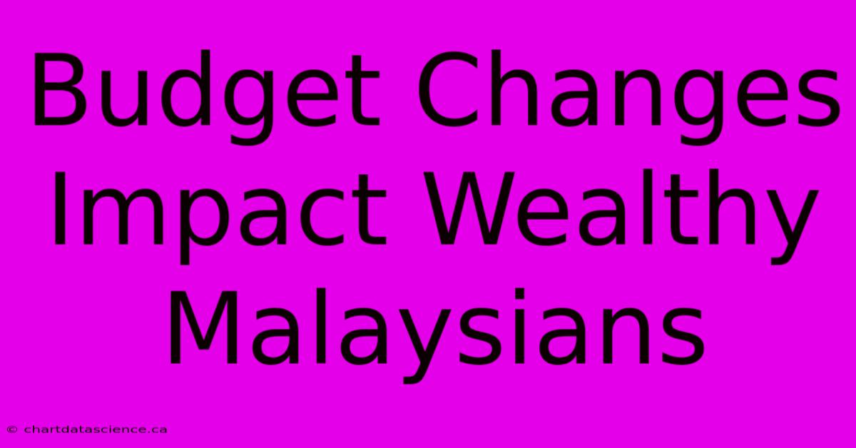 Budget Changes Impact Wealthy Malaysians 