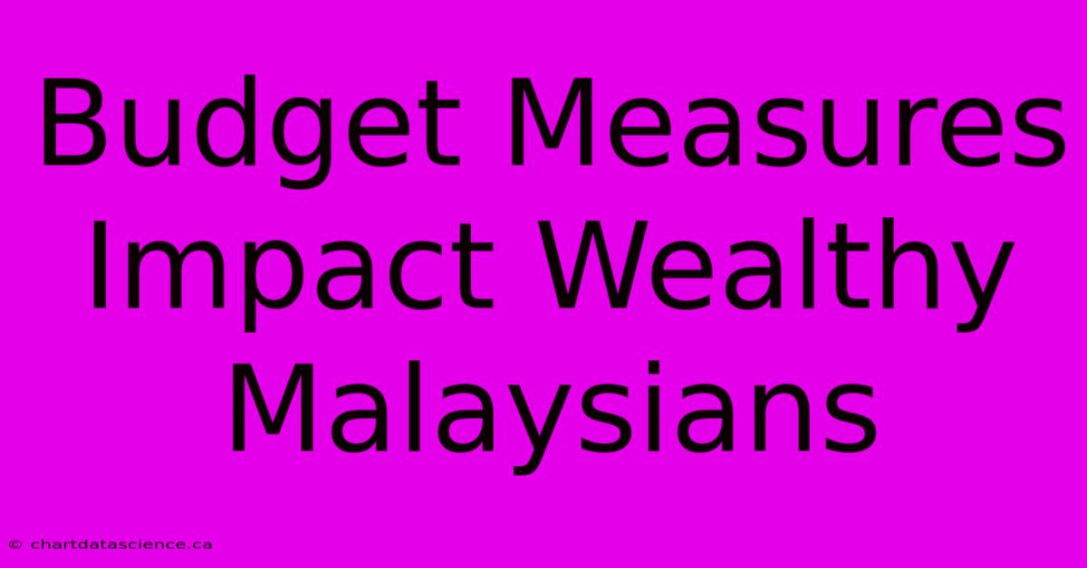 Budget Measures Impact Wealthy Malaysians