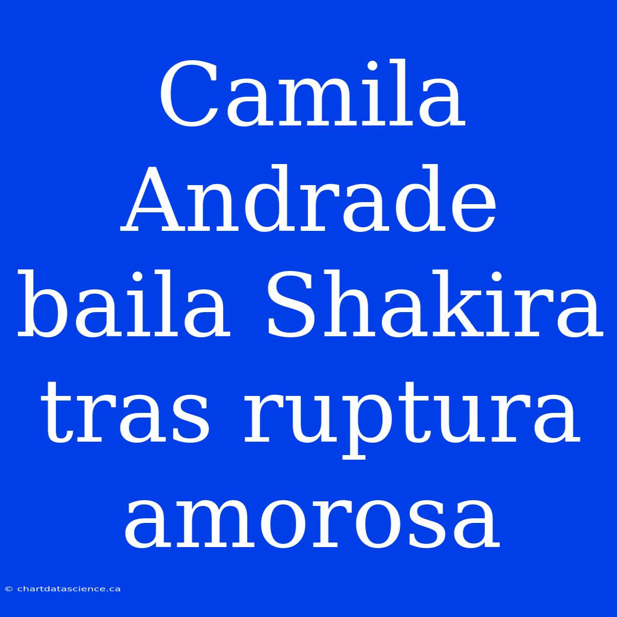 Camila Andrade Baila Shakira Tras Ruptura Amorosa