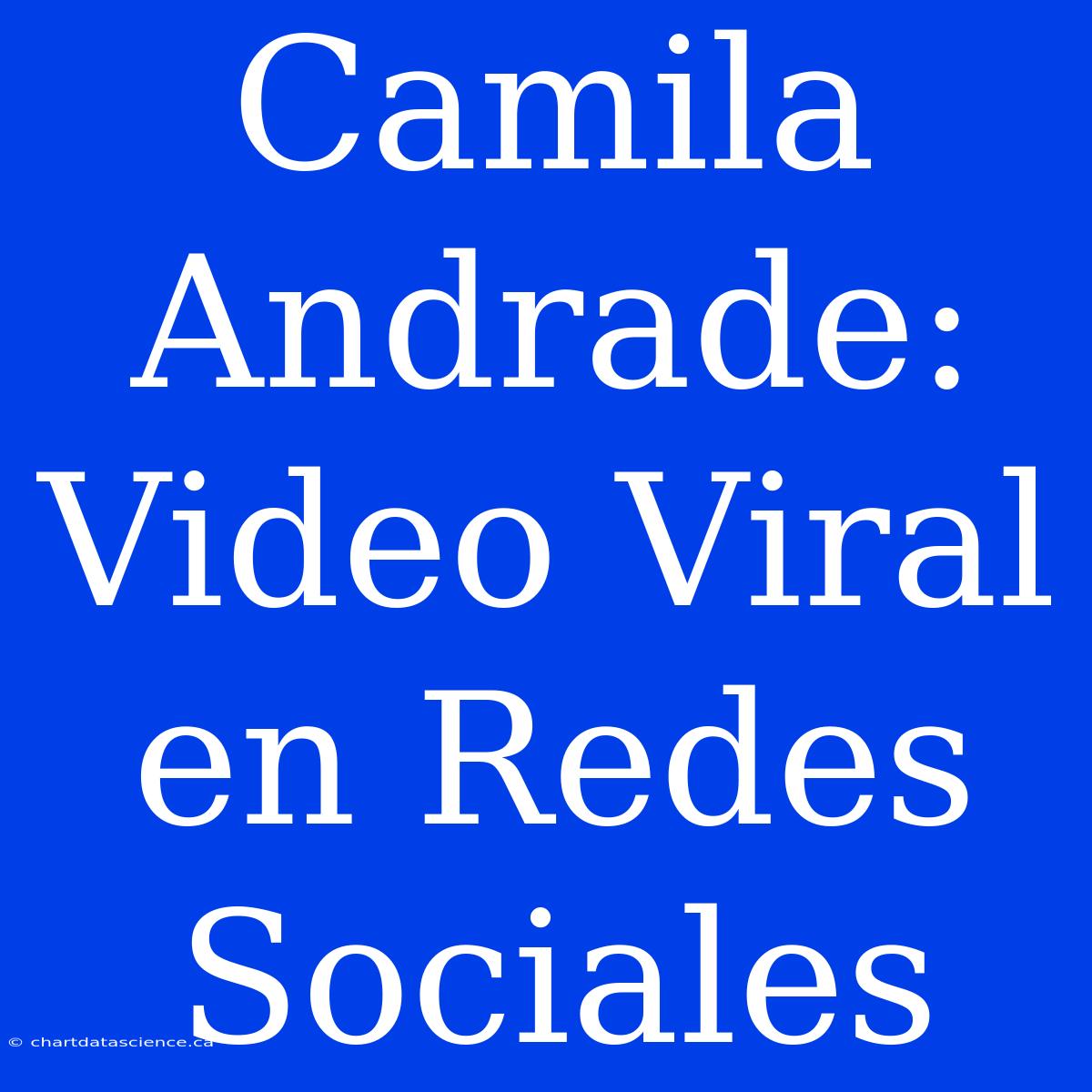 Camila Andrade: Video Viral En Redes Sociales