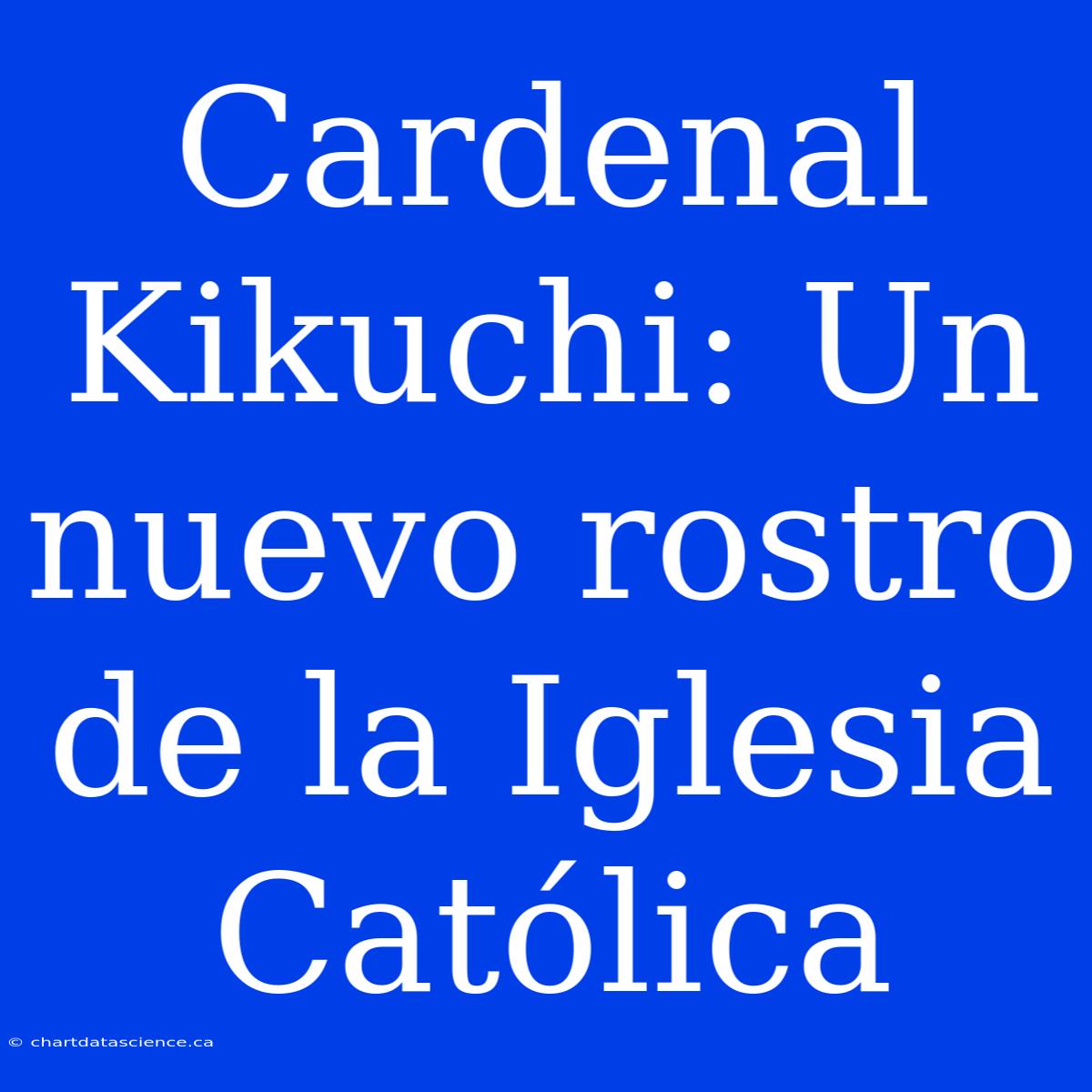 Cardenal Kikuchi: Un Nuevo Rostro De La Iglesia Católica