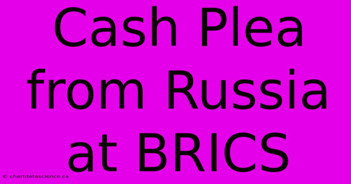 Cash Plea From Russia At BRICS