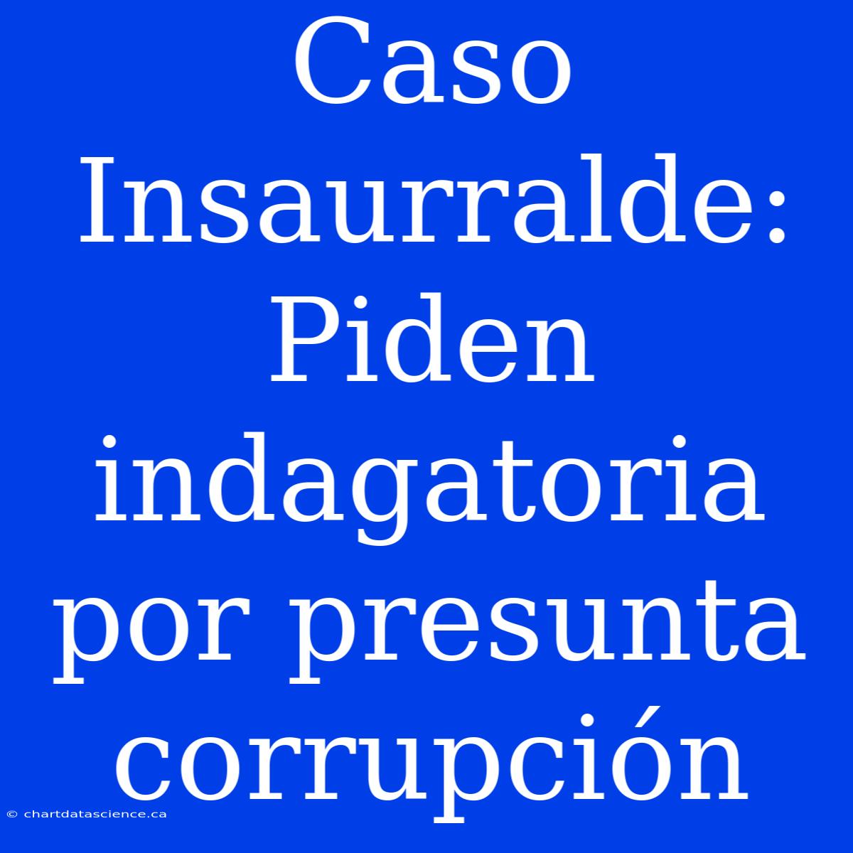 Caso Insaurralde: Piden Indagatoria Por Presunta Corrupción