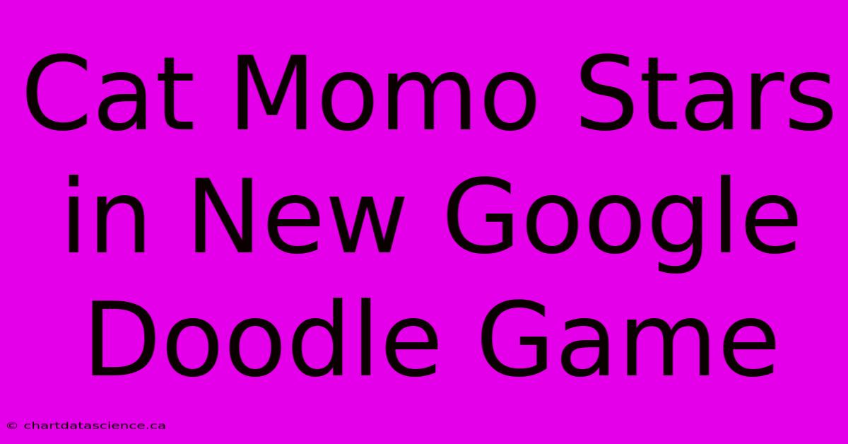 Cat Momo Stars In New Google Doodle Game