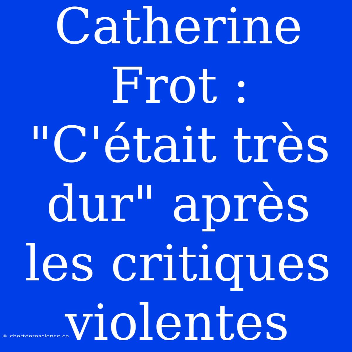 Catherine Frot : 