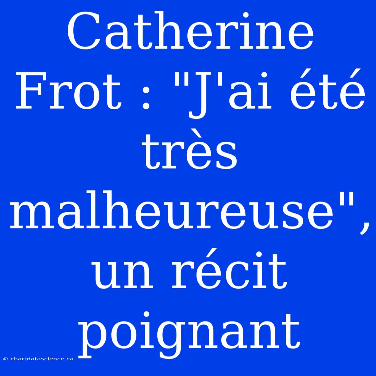 Catherine Frot : 