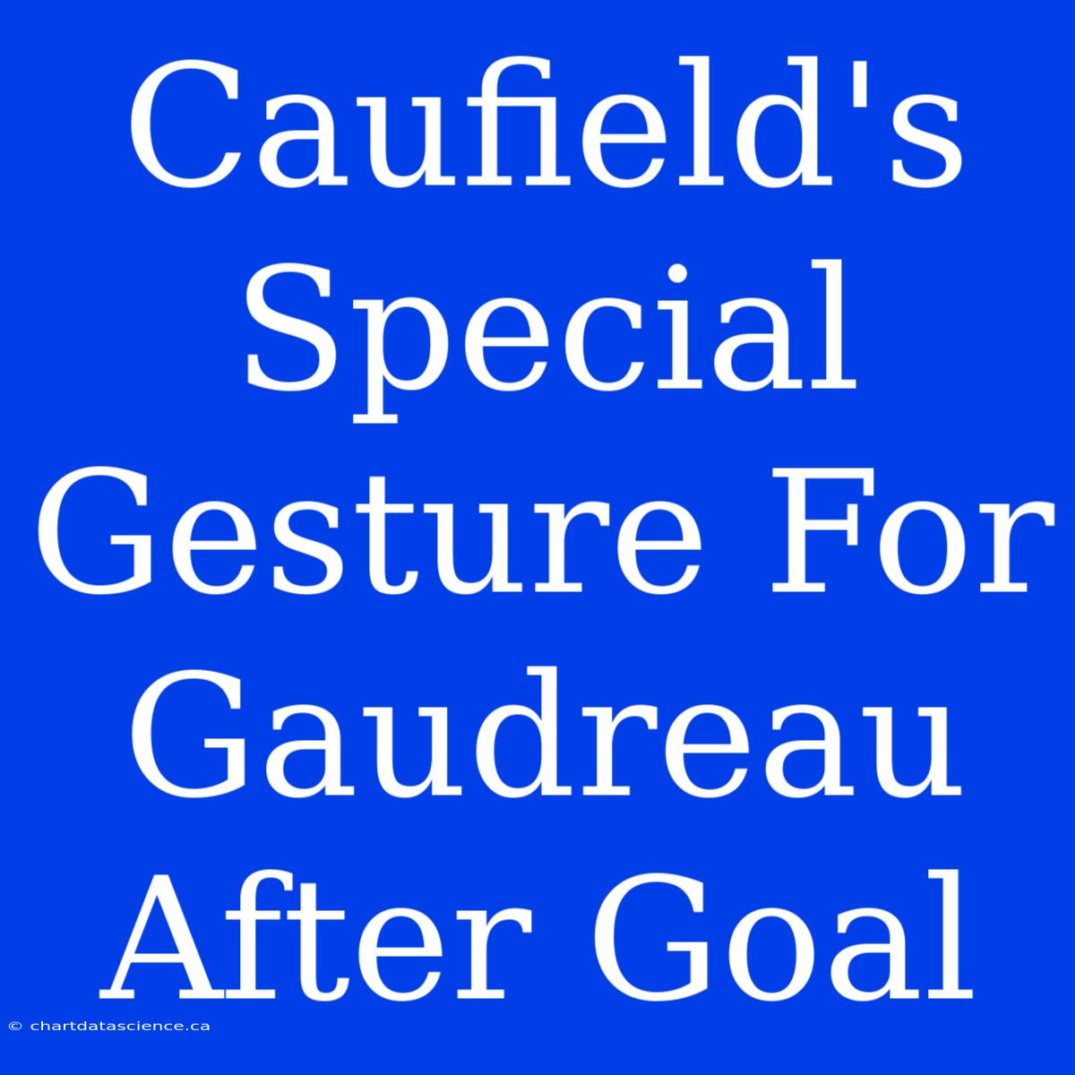 Caufield's Special Gesture For Gaudreau After Goal