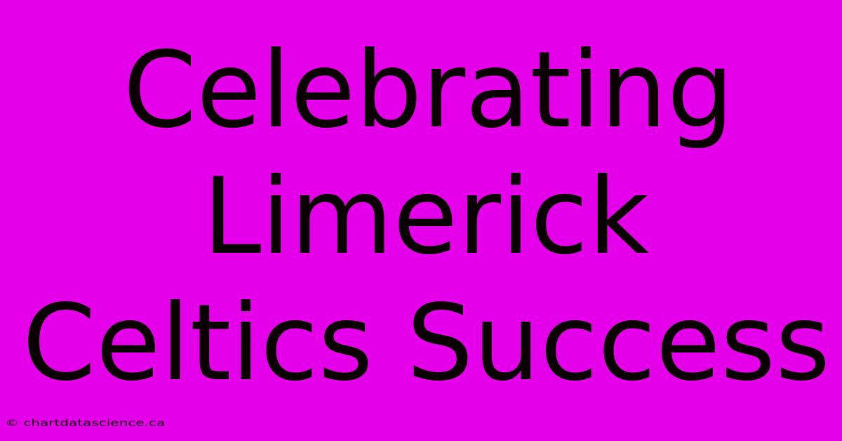 Celebrating Limerick Celtics Success