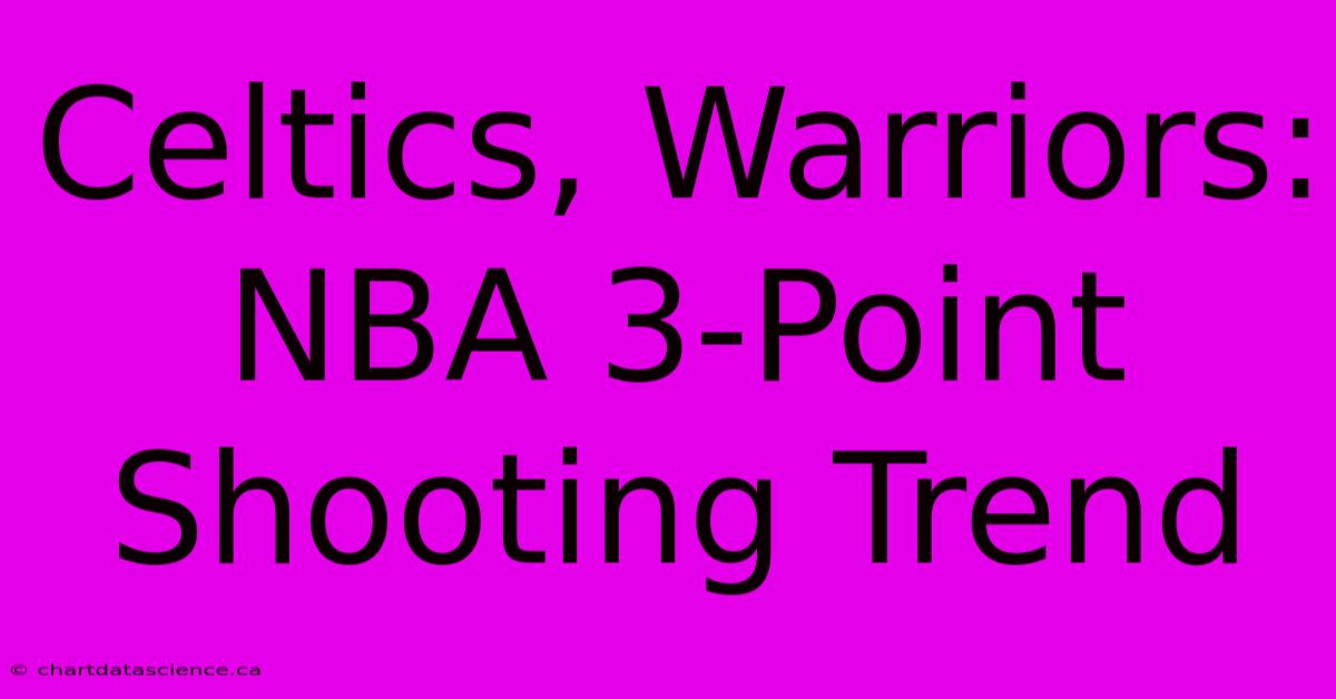 Celtics, Warriors: NBA 3-Point Shooting Trend