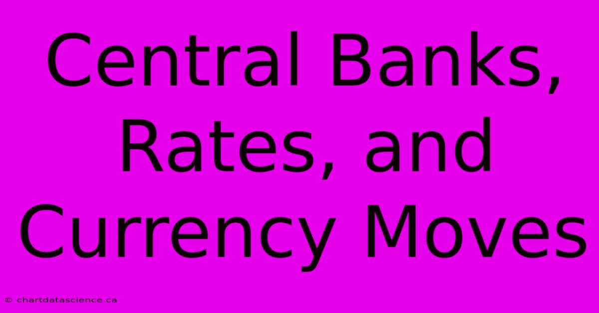 Central Banks, Rates, And Currency Moves