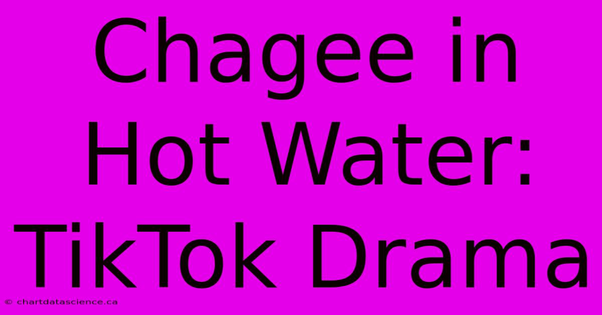 Chagee In Hot Water: TikTok Drama