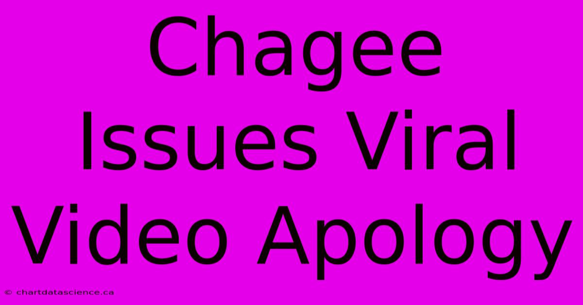 Chagee Issues Viral Video Apology