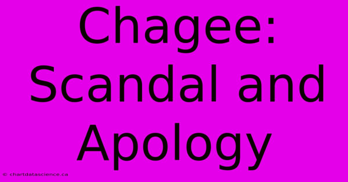 Chagee: Scandal And Apology