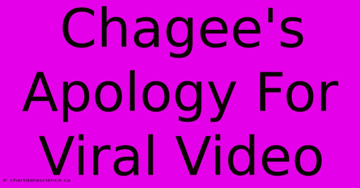 Chagee's Apology For Viral Video