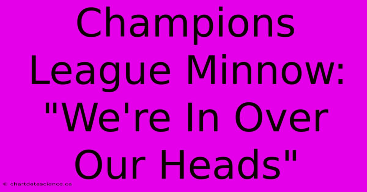 Champions League Minnow: 