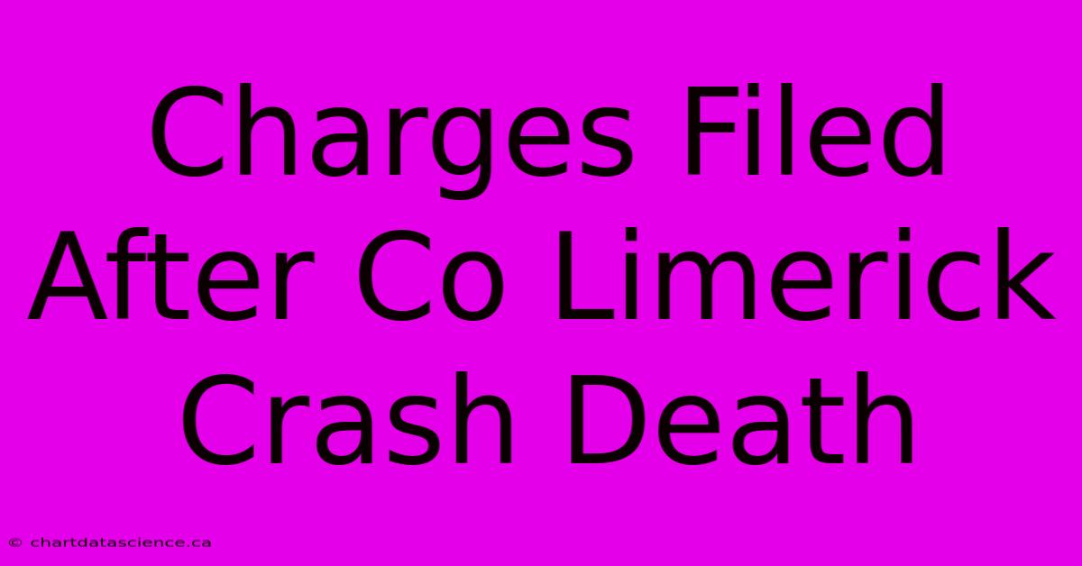 Charges Filed After Co Limerick Crash Death