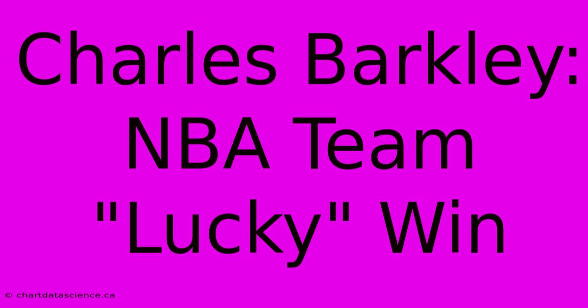 Charles Barkley: NBA Team 