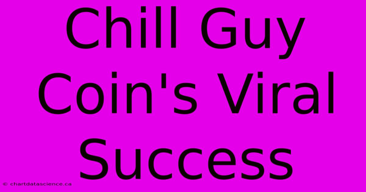 Chill Guy Coin's Viral Success