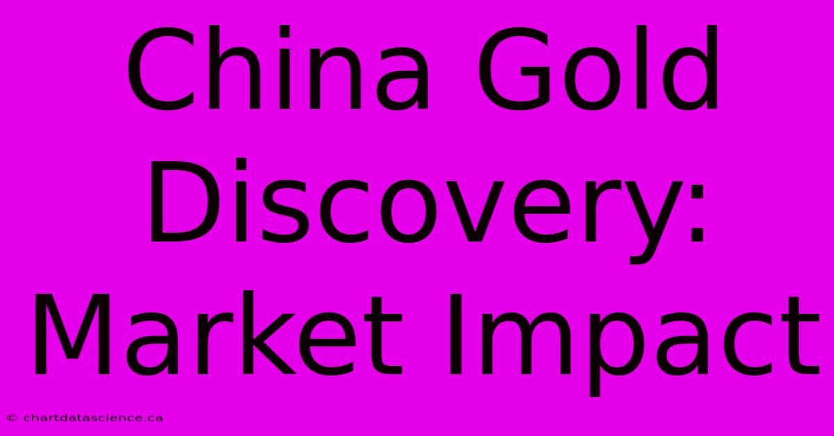 China Gold Discovery: Market Impact