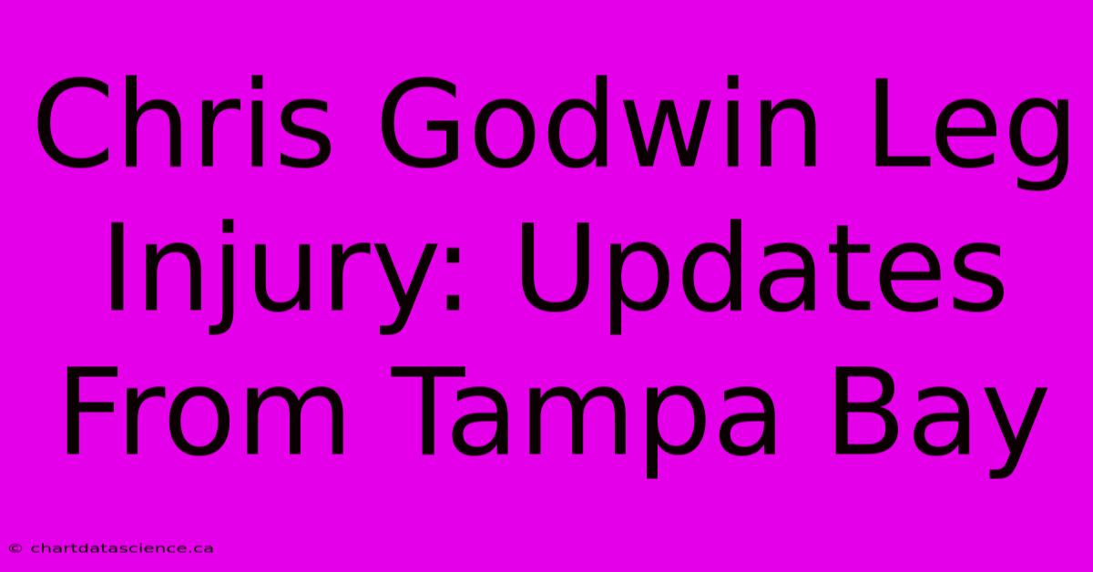 Chris Godwin Leg Injury: Updates From Tampa Bay