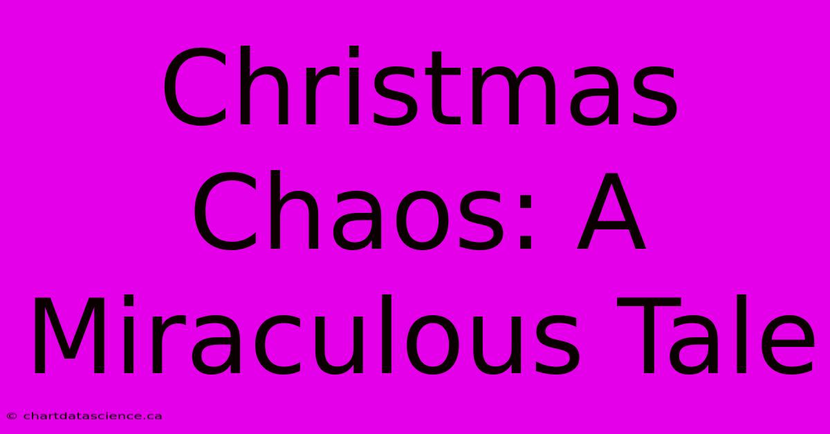 Christmas Chaos: A Miraculous Tale