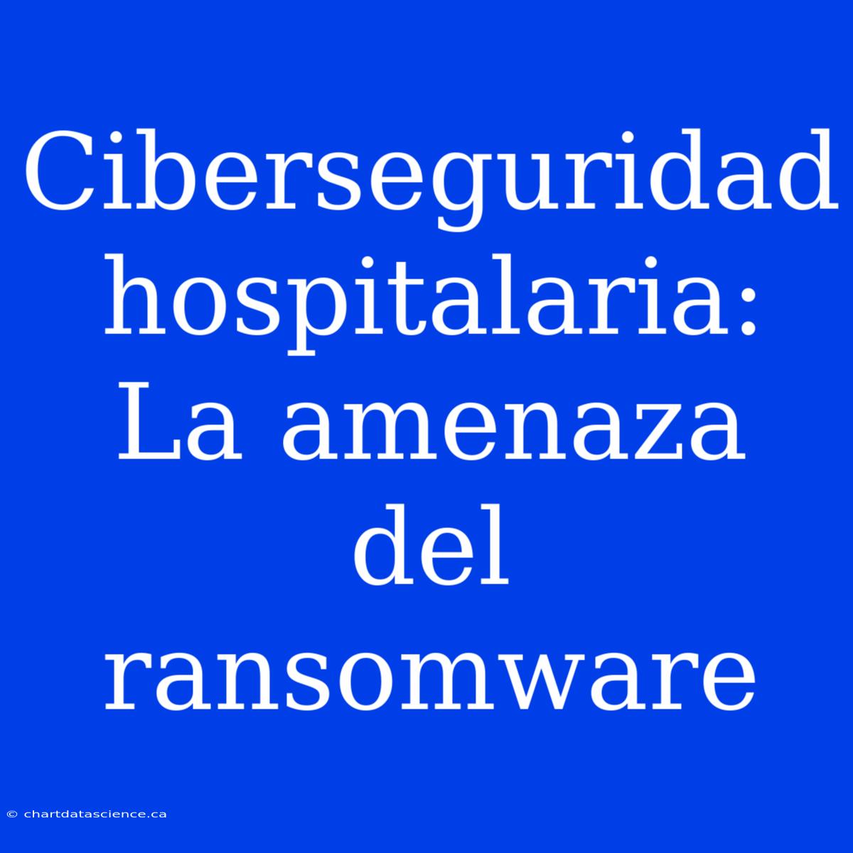 Ciberseguridad Hospitalaria: La Amenaza Del Ransomware