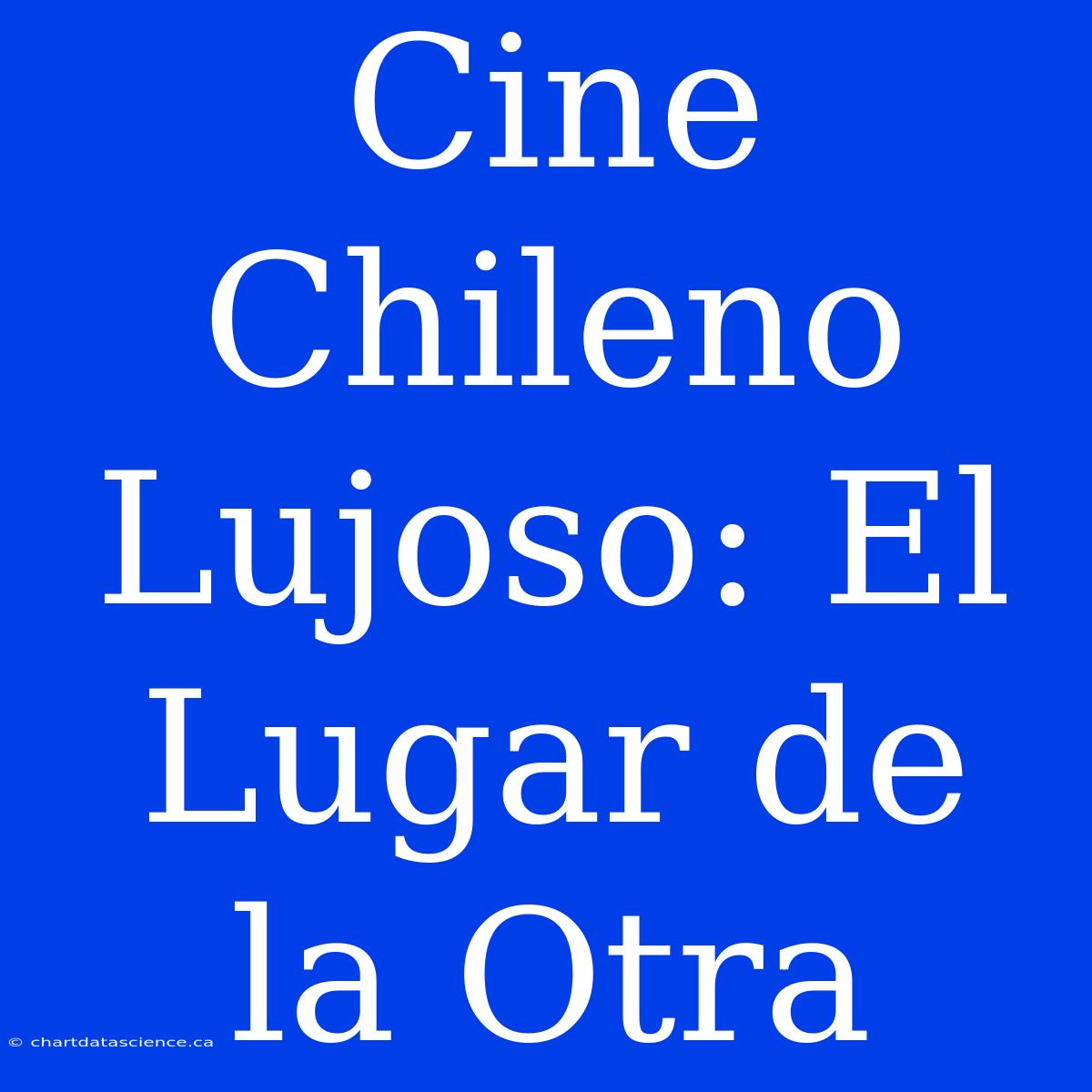 Cine Chileno Lujoso: El Lugar De La Otra