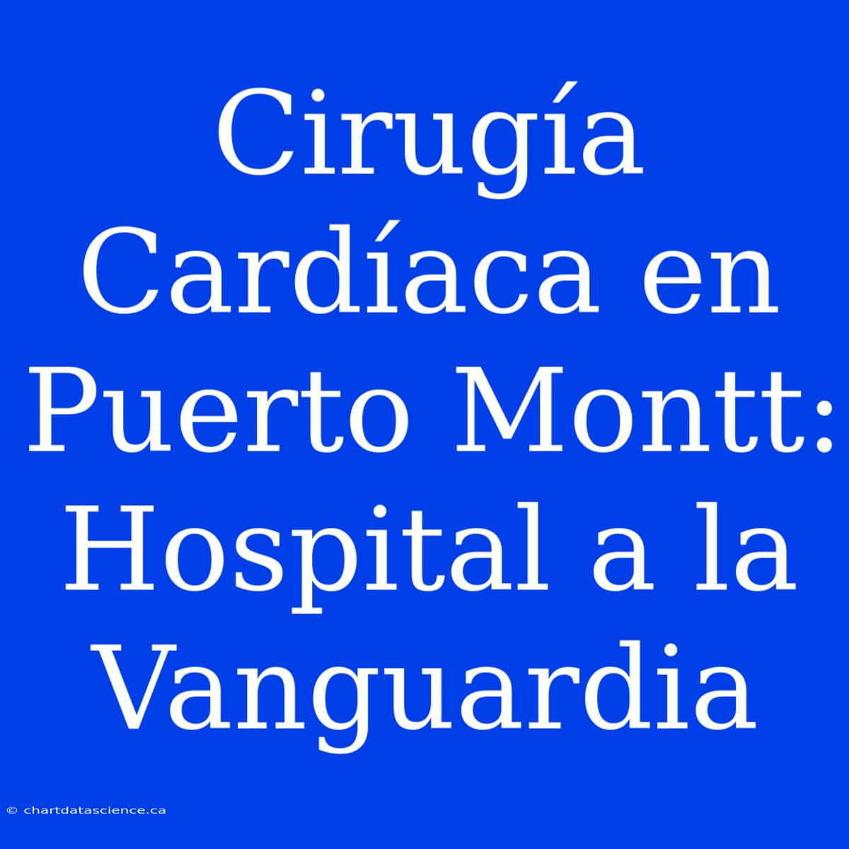 Cirugía Cardíaca En Puerto Montt: Hospital A La Vanguardia