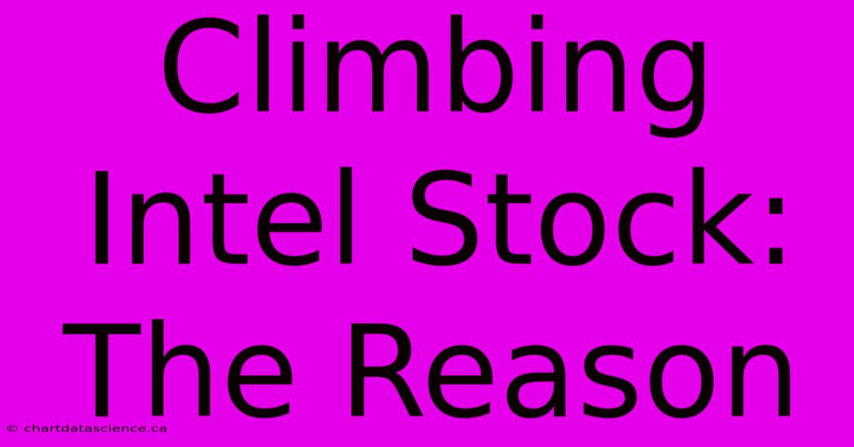 Climbing Intel Stock: The Reason