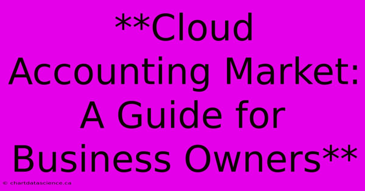 **Cloud Accounting Market: A Guide For Business Owners** 