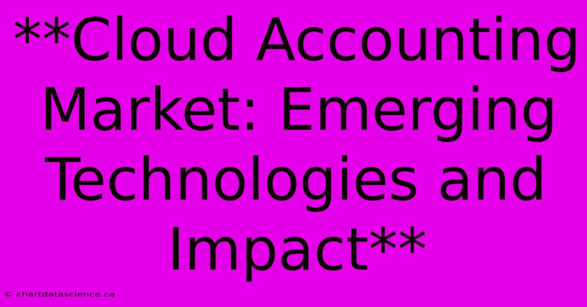 **Cloud Accounting Market: Emerging Technologies And Impact**