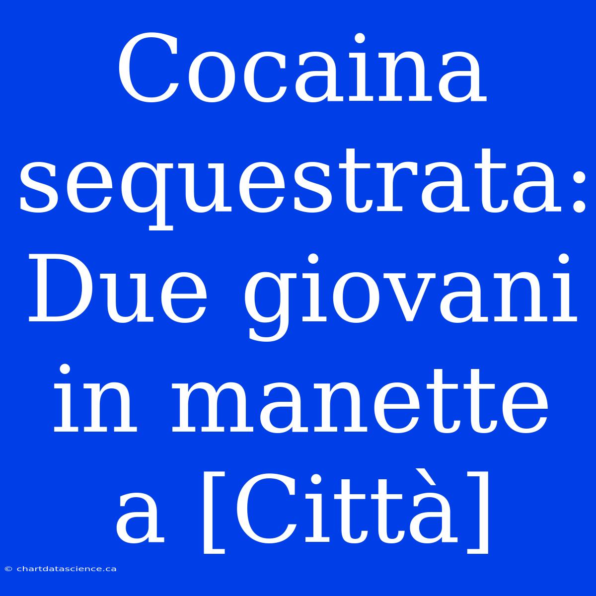 Cocaina Sequestrata: Due Giovani In Manette A [Città]