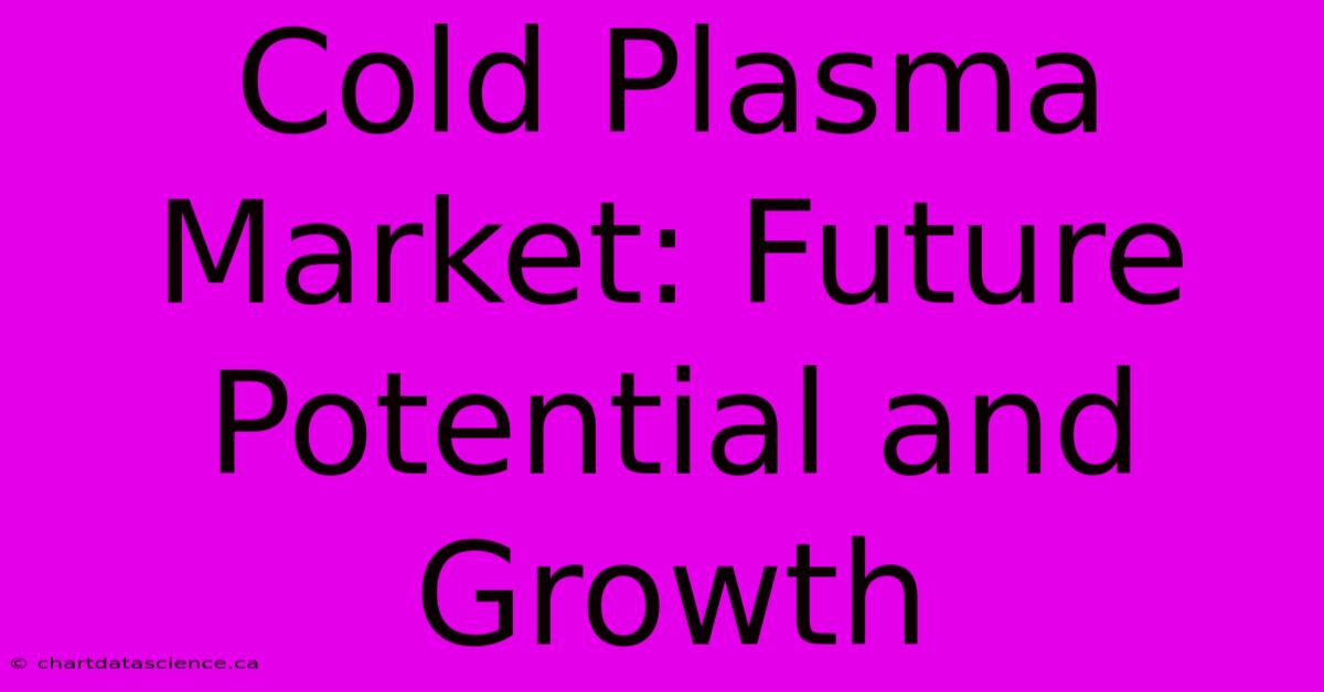 Cold Plasma Market: Future Potential And Growth 